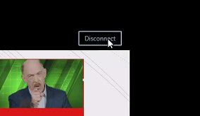 Disconnect button